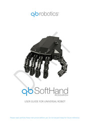 QB Robotics qb SoftHand RESEARCH User Manual