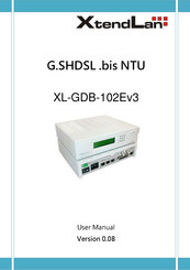 XtendLan XL-GDB-102Ev3-C/4W/E1/SER/ETH User Manual