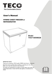 Teco THCF145WMGM User Manual