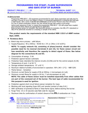 Selcon PRG-SE-C Technical Sheet
