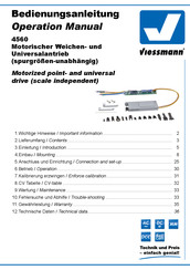 Viessmann 4560 Operation Manual