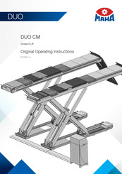 MAHA DUO CM Series Original Operating Instructions