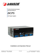 La Marche DCPS Installation And Operation Manual