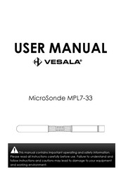 VESALA MicroSonde MPL7-33 User Manual