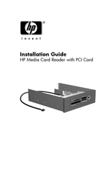 HP Media Card Reader with PCI Card Installation Manual