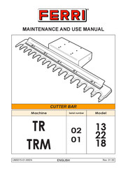 Ferri TR22 Maintenance And Use Manual