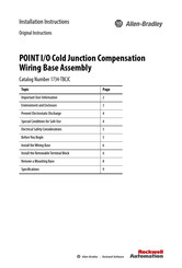 Rockwell Automation POINT I/O Installation Instructions Manual