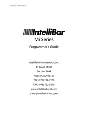 IntelliTech IntelliBar Mi48E Programmer's Manual