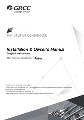 Gree VIRU30HP230V1A Installation & Owner's Manual