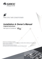 Gree VIRU36HP230V1A Installation & Owner's Manual