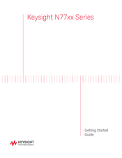 Keysight N7766A Getting Started Manual