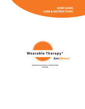 AxioBionics Wearable Therapy User Manual, Care & Instructions