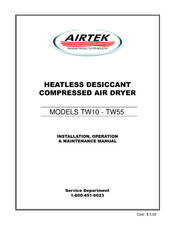AirTek TW55 Installation, Operation & Maintenance Manual