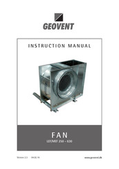 Geovent MEF Series Instruction Manual