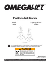 Omega Lift Equipment 32225 Owner's Manual