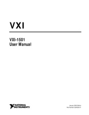 National Instruments VXI Series User Manual