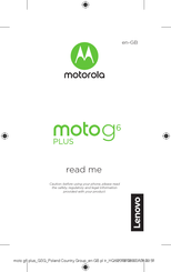 Motorola moto G6 PLUS Read Me