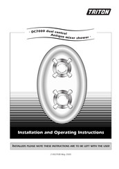 Triton DC7000 Antique Installation And Operating Instructions Manual