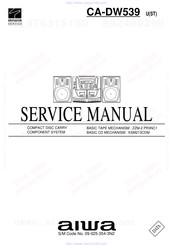 Aiwa CA-DW539 Service Manual