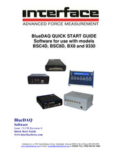 Interface BlueDAQ BSC4D Quick Start Manual