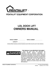 Pentalift LDL Owner's Manual