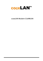 coaxLAN CL64WLAN Manual