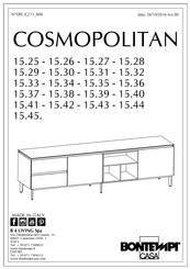 Bontempi COSMOPOLITAN 15.25 Assembly Instructions Manual