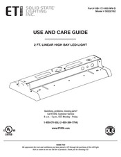 ETI 50232162 Use And Care Manual
