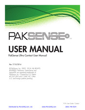 PakSense Ultra Contact Reader User Manual