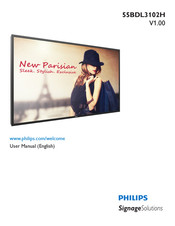 Philips SignageSolutions 55BDL3102H User Manual