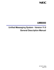 Nec UNIVERGE UM8000 General Description Manual