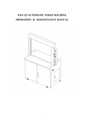 Extend EXS-125 Operation & Maintenance Manual