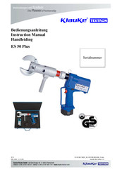 Klauke TEXTRON ES 50 Plus Instruction Manual