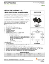Freescale Semiconductor Energy Efficient Solutions Xtrinsic MMA8452Q Data Sheet: Technical Data
