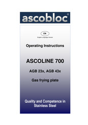 ascobloc ASCOLINE 700 Operating Instructions Manual