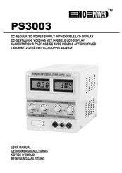 0-3A DUAL LCD DISPLAY Velleman PS3003U LAB POWER SUPPLY 0-30V 
