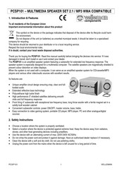 Velleman PCSP101 Manual