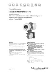Endress+Hauser Tank Side Monitor NRF590 Technical Information