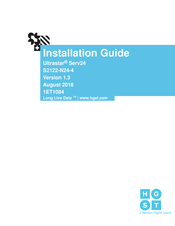HGST Ultrastar Serv24 S2122-N24-4 Installation Manual