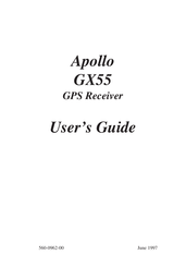 II Morrow Apollo GX55 User Manual