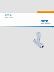 SICK DOSIC Series Operating Instructions Manual