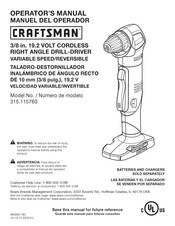 Craftsman 315.115760 Operator's Manual