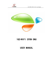 YLINK 1GE+WIFI EPON ONU User Manual