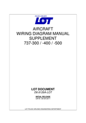 Boeing 737-300 Series Wiring Diagram Manual Supplement