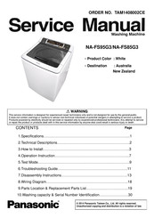 Panasonic NA-FS95G3 Service Manual