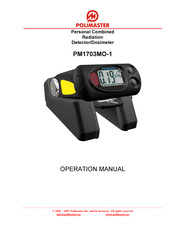 Polimaster PM1703MO-1 Operation Manual
