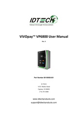 ID Tech ViVOpay VP6800 User Manual