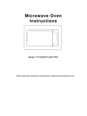 Galanz P11043APHV-B9-FR01 Instructions Manual