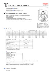 Makita Maktec MT362 Technical Information