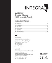 Integra MAYFIELD A1016 Instruction Manual